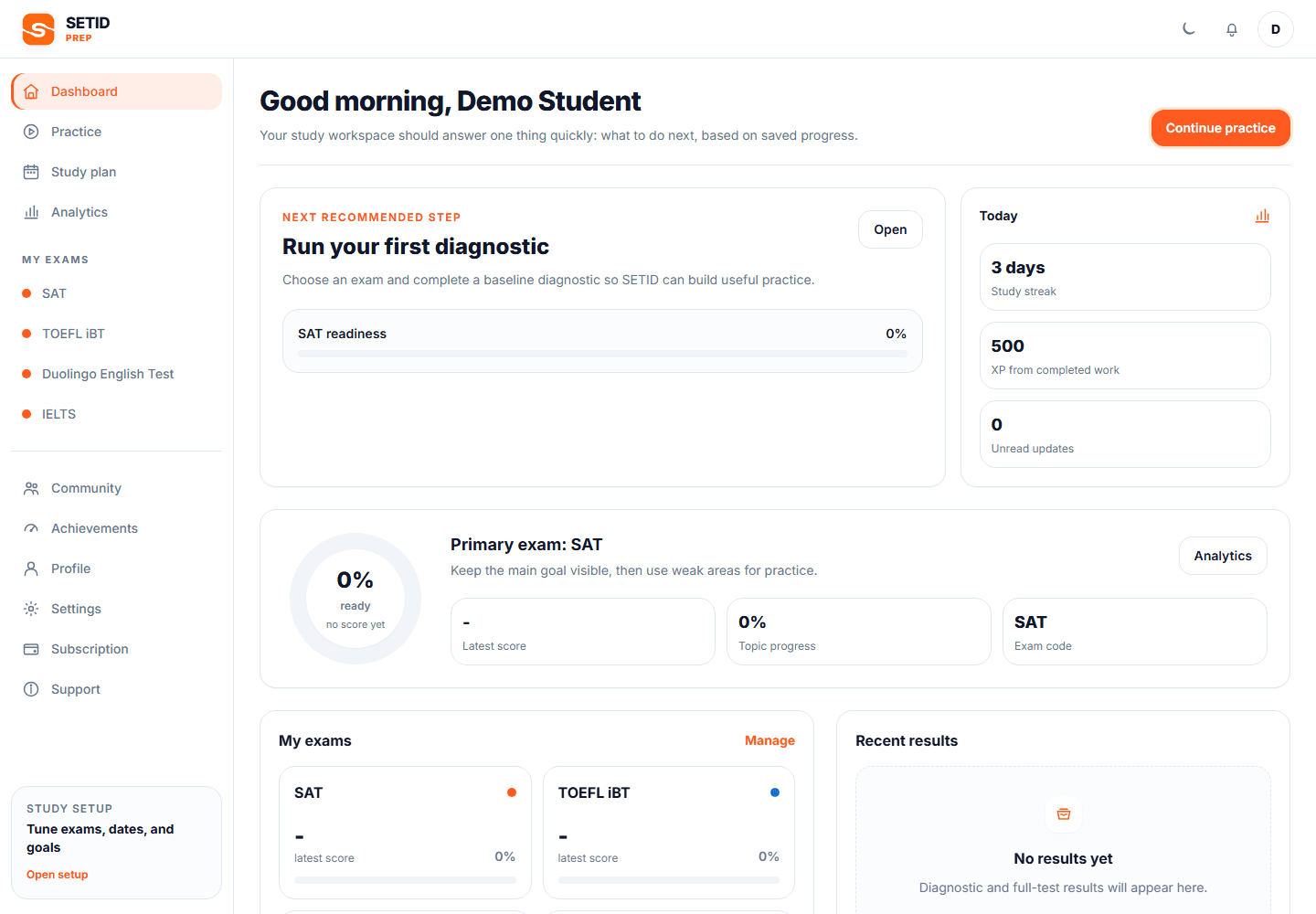 Кабинет студента screenshot
